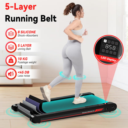Sperax 3 in 1 Walking Vibration Pad, Under Desk Treadmill with APP, Portable Treadmills for Home, Walking Pad Treadmill with Remote Control