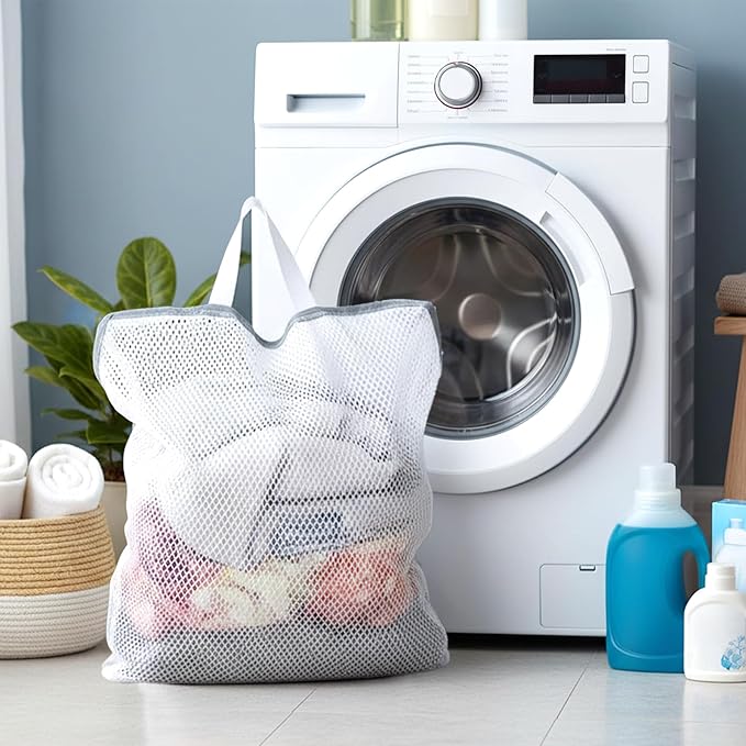 3Pcs 22" x 15" Mesh Hanging Laundry Bags
