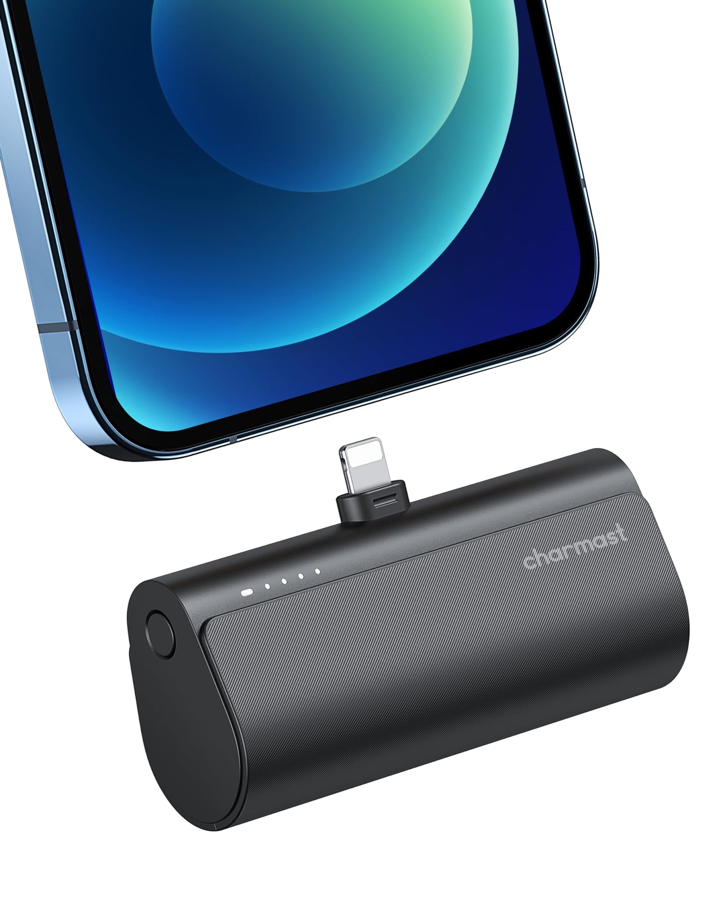 charmast Small Portable Charger for iPhone, Ultra-Compact 20W PD Fast Charging Power Bank 5000mAh, Mini Battery Pack for iPhone 14/14 Pro Max/13/13 Pro Max/12/12 Pro Max/11/XR/X/8/7/6 etc