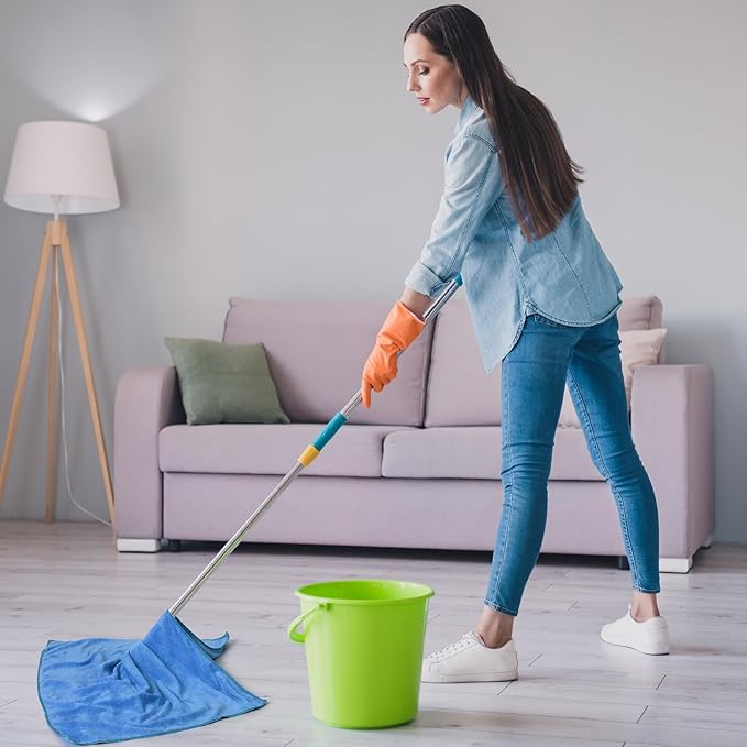 10 Pcs Extra Large Microfiber Cleaning Cloth 30" x 20" Large Floor Microfiber
