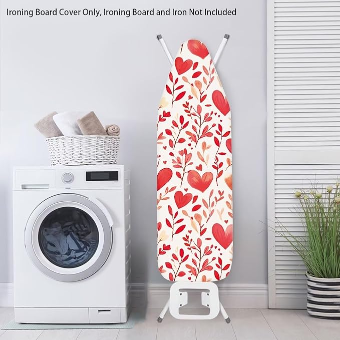 Love Heart Ironing Board Covers Standard Size Floral Ironing Board Covers