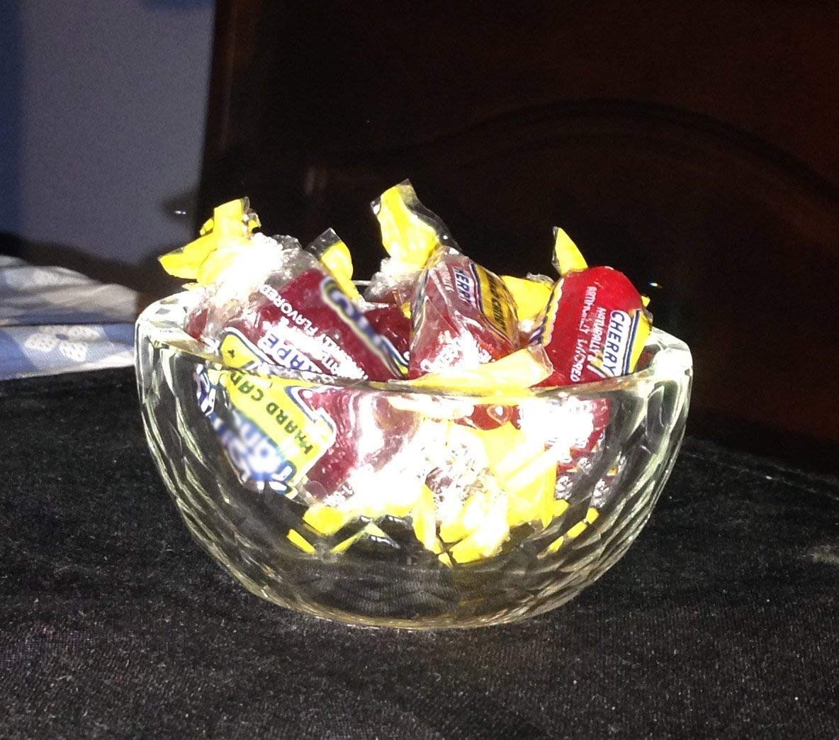 Amlong Crystal Clear Faceted Crystal Mini Bowl 3 Inch