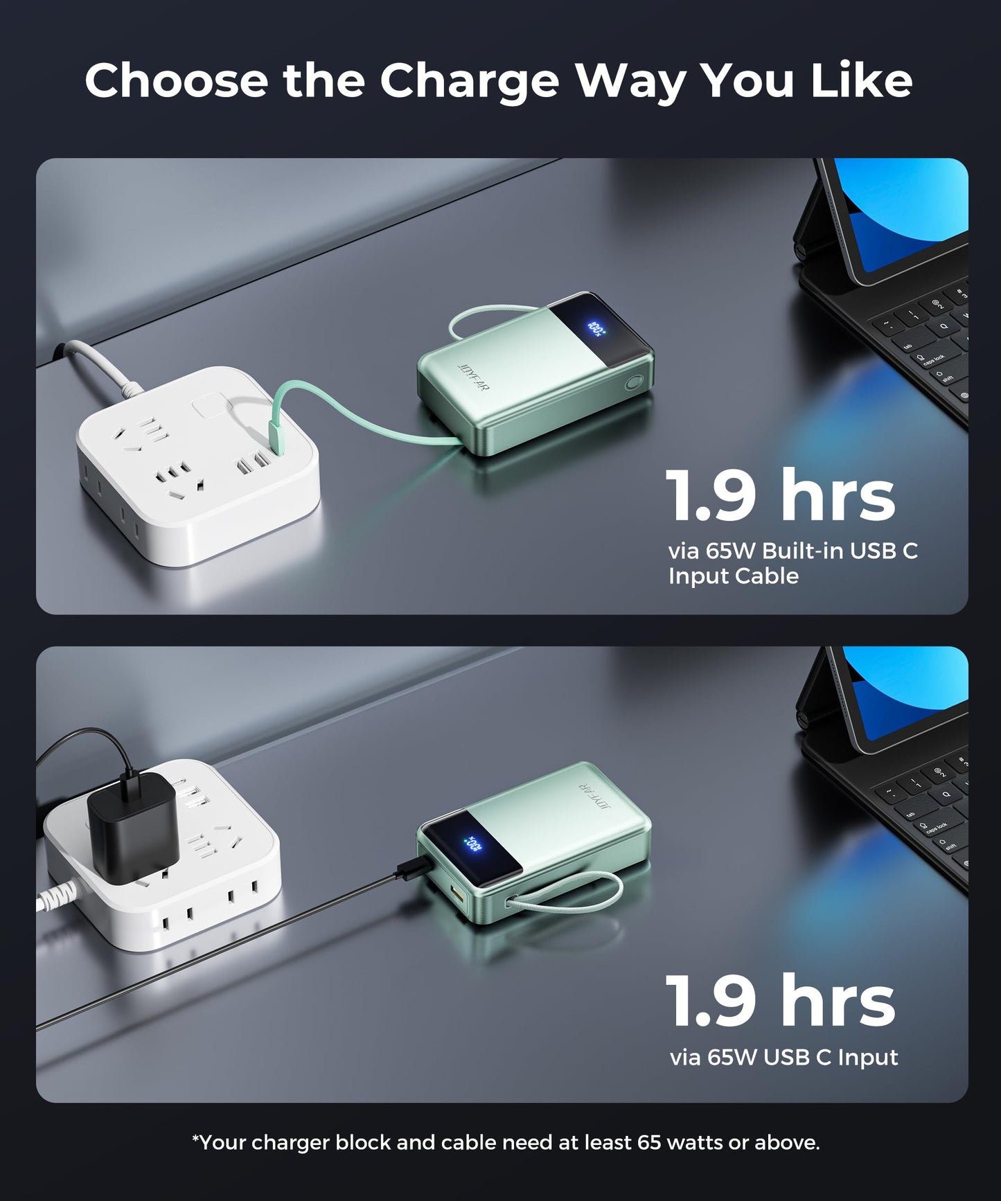Portable-Charger-Power-Bank Travel Essentials Battery Pack USB C 30000mAh Built in Cable 22.5W Phone Fast Charging Powerbank Compatible with iPhone 16 15 14 13 12 11 iPad Samsung Google Xiaomi