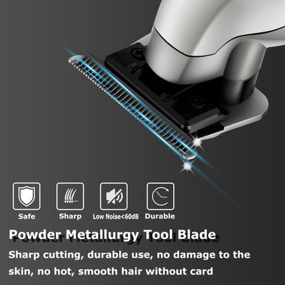 KEMEI 2293 Professional Hair/Beard Trimmer for Men Zero Gapped Hair Clippers for Barber with T Blade, Cordless Rechargeable