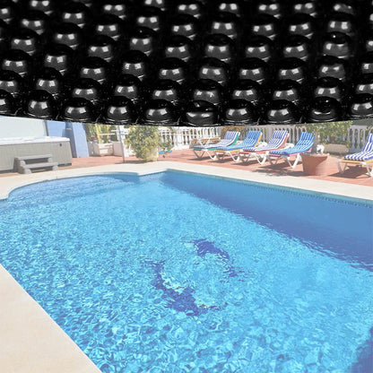Pool Solar Heating Cover Pool Cover Pool Protection Foil Pool Solar Blanket Black Ø 3.6m 140 µ