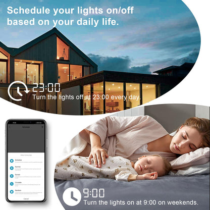 CNBINGO Smart Touch Light Switch with Glass Wall Plate and LED Backlight, No Neutral Wire Required, Works with Alexa, Google Assistant, Timing or Schedule