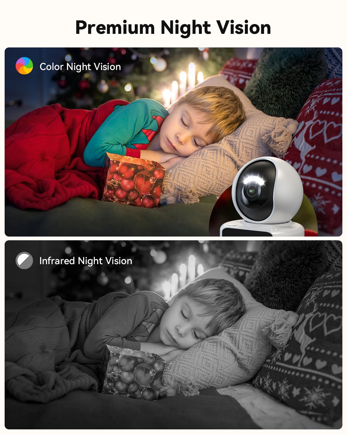 TMEZON Video Pet Dog Camera Indoor Two Way Wireless Security Camera Monitor 1080P with Phone app and Motion Detection,Baby/Elderly/Nanny Audio Calling Device Pan Tilt