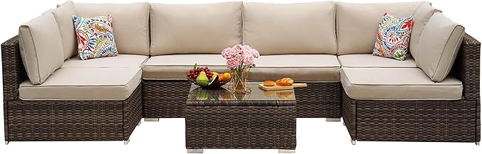 7-Piece Outdoor Patio Furniture Set