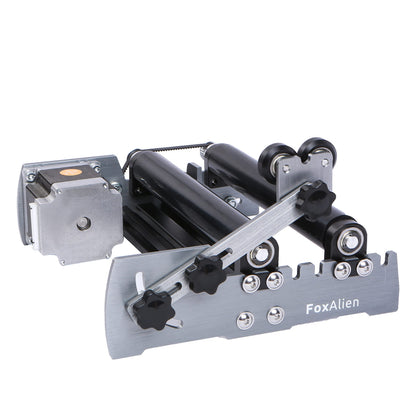 FoxAlien R57 Y-axis Rotary Roller Engraving Module for Cylindrical Objects Curved Surface for FoxAlien 4040-XE CNC Router Engraving Machine