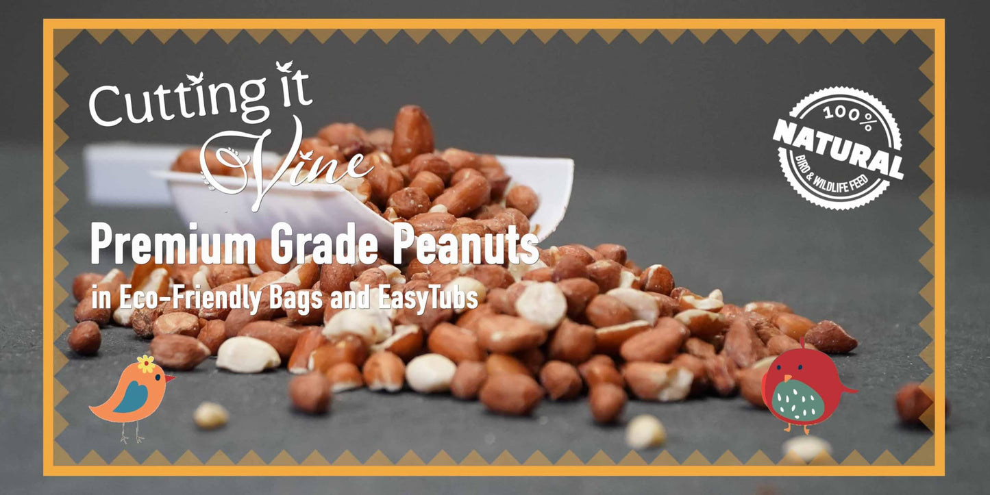 Cutting it Vine Premium Grade Peanuts for Wild Birds (5L Tub) Aflatoxin Free