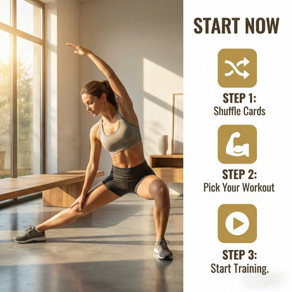 ELAORY Bodyweight & Dumbbell & Suspension1 Workout Cards - 150 Large 5"x3.5" Exercise Cards with 36 Strength Moves, Home & Gym Fitness Cards for Men & Women, Beginner Fitness Guide