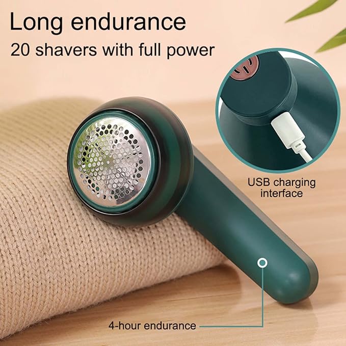 Lint Shavers, Fabric Shaver USB Rechargeable Lint Remover Electric Lint Shaver