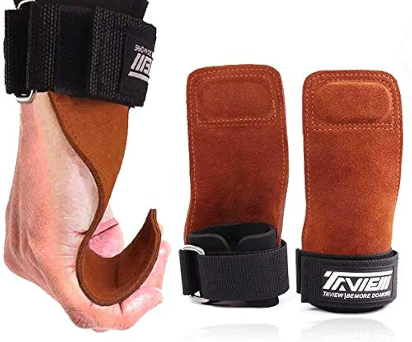 Wrist Straps for Weightlifting for Maximum Grip Support - Lifting Deadlift Strap & Weight Lifting Grips Gloves for Working Out Pull Up Deadlifting & Shrugs
