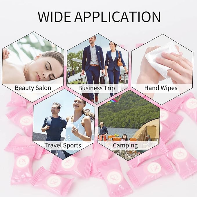 Classycoo Compressed Towel 200 PCS Mini Tablets Disposable Portable Face Towel
