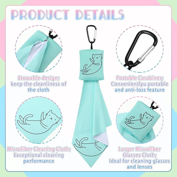 10 Pcs Microfiber Cleaning Cloth