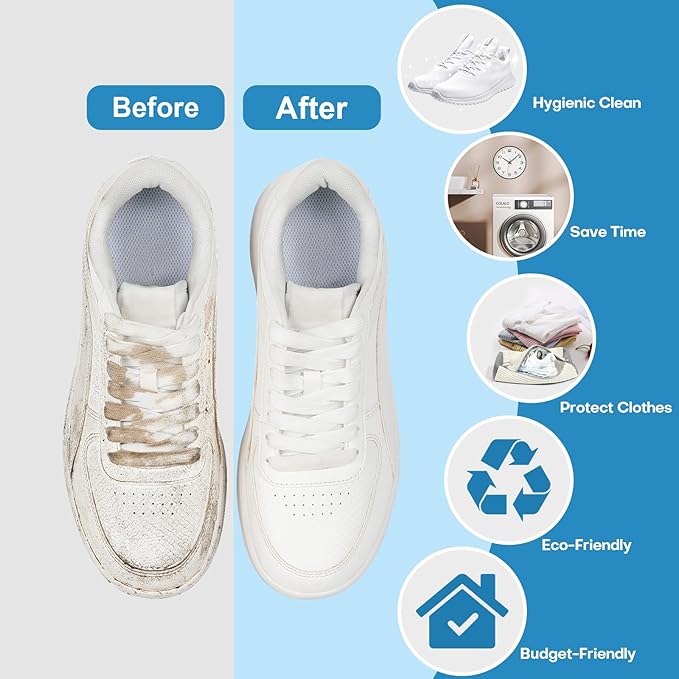 Shoe Washing Machine Bag: Laundry Shoe Bag