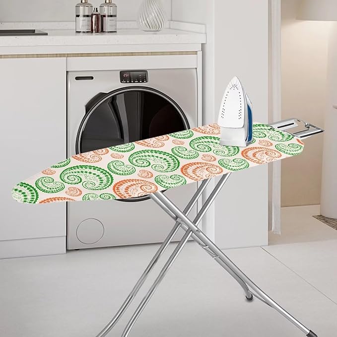 Flower Texture Steam Ironing Board Cover 15x54 Inch, Spiral Graphic Standard