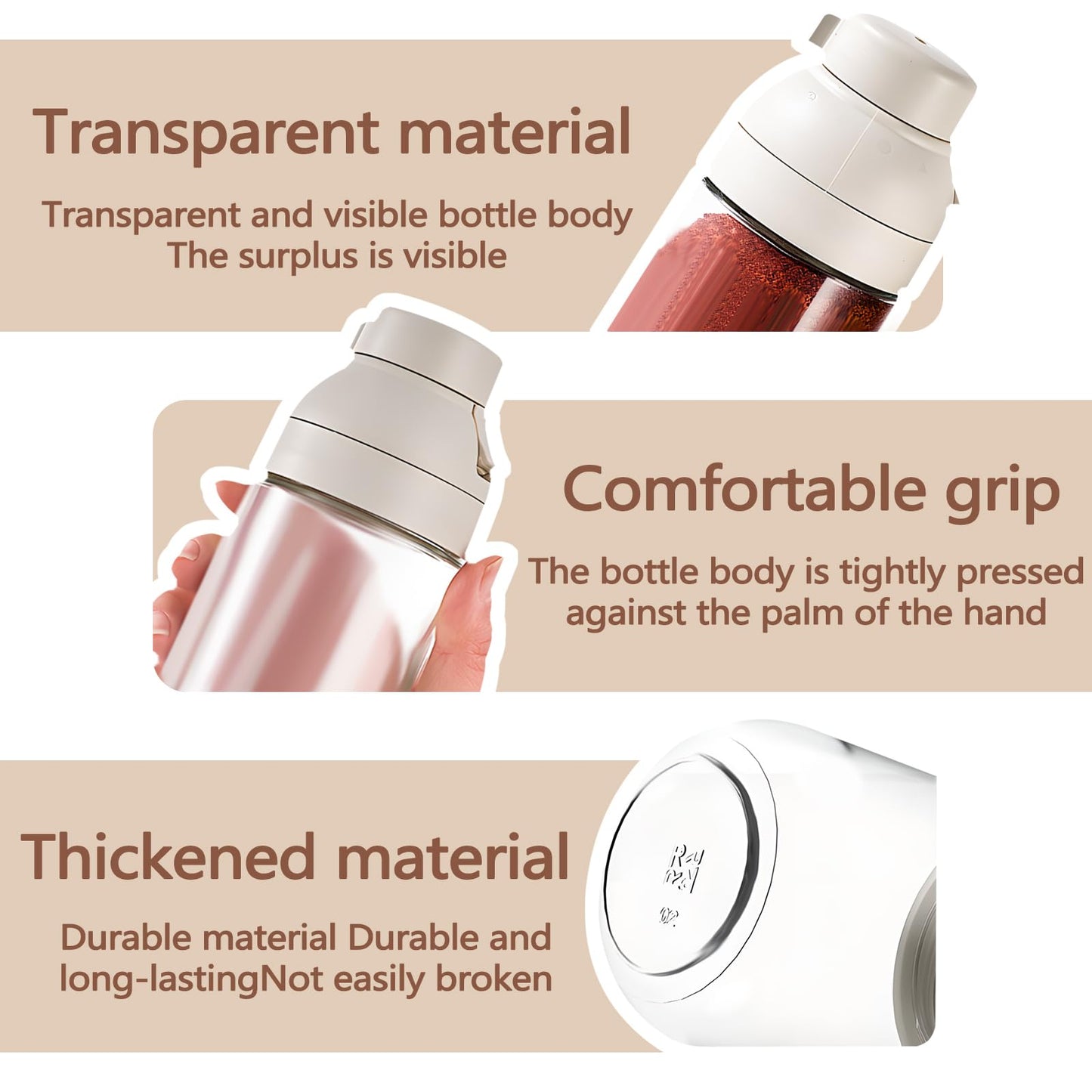 LELE LIFE 2 Pack Salt and Pepper Shaker with Side Pour Spout, 8.5oz Glass Salt and Pepper Shakers Set, Spice Shaker Sugar Dispenser Pourer Container