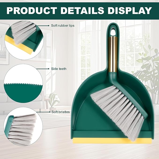 Small Broom and Dustpan Set, Dustpan and Brush Set, Small Brush and Dustpan Set