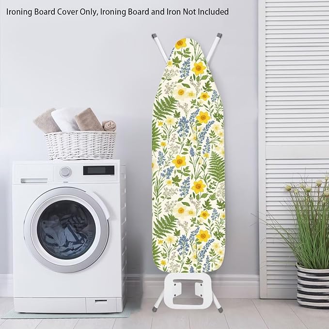 Leaves Flower Ironing Board Cover and Pad