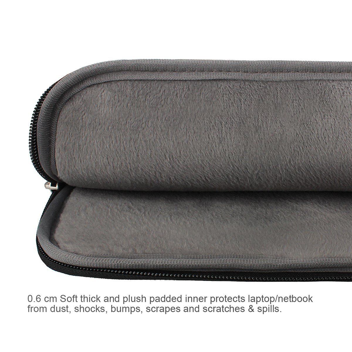 Arvok 15-16 Inch Laptop Sleeve Water-resistant Canvas Fabric Bag Case with Handle Zipper Pocket/Notebook Computer Case/Ultrabook Tablet Briefcase Carrying Bag for Acer/Asus/Dell/Lenovo/Samsung/Sony