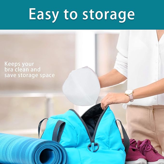 Shappy 6 Pieces Bra Washing Bag