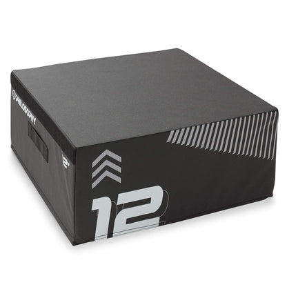 Philosophy Gym Soft Foam Plyo Box - 12", Stackable Plyometric Jump Box for Home Gym, HIIT, Jumps, Step-Ups, Agility and Strength Training