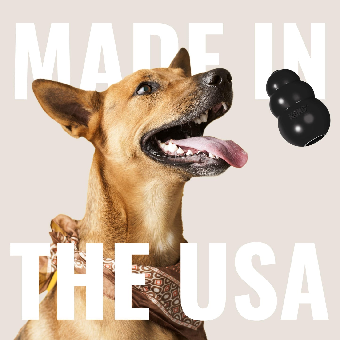 KONG Extreme Dog Toy - Fetch & Chew Toy For Power Chewers - Treat Dispenser - Durable Natural Rubber Material - For Large Dogs