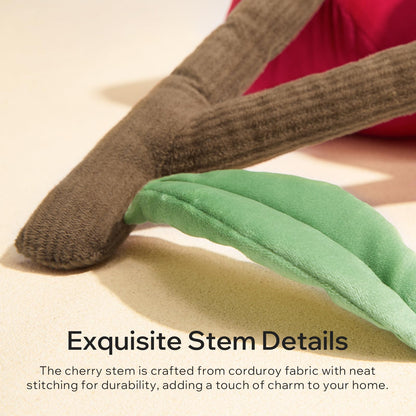 Phantoscope Papaya Shaped Throw Pillow, Fruit Themed Cushion for Couch, Bed and Chair, Pink, 10 x 15 inches