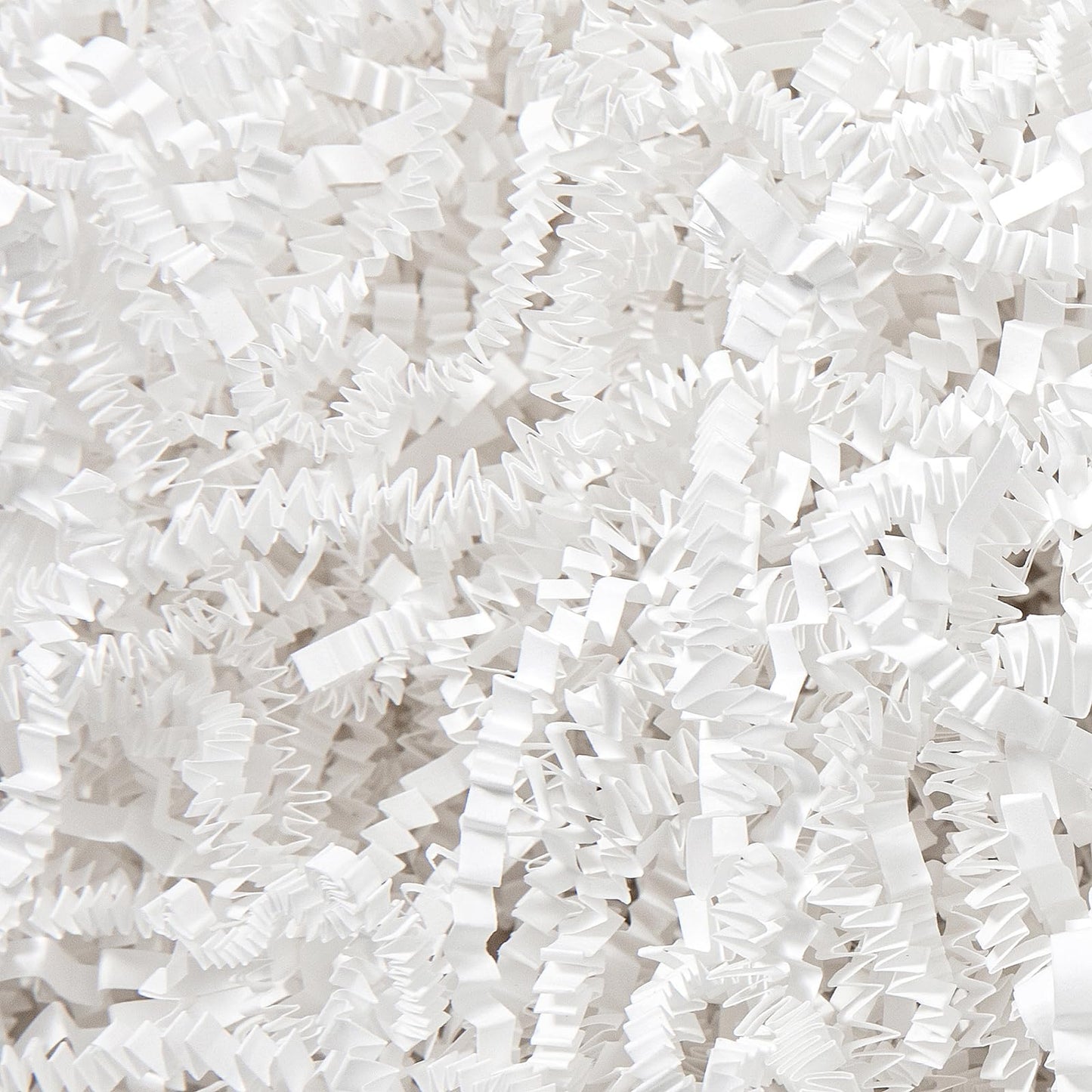 Mefleet 1 LB Crinkle Cut Paper Shred Filler White Crinkle Shredded Paper for Gift Box - Gift Basket Bag Filler - Grass Cushion Stuffing for Christmas Holiday Packaging Wrapping