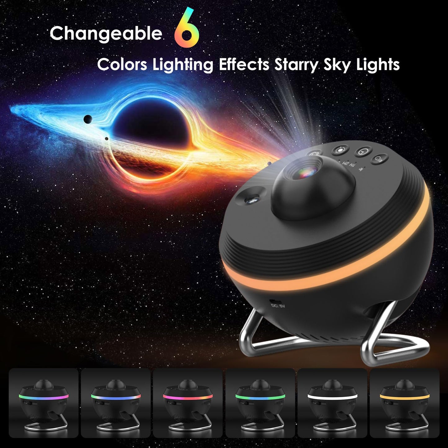 Galaxy Projector for Bedroom, 13 in 1 Planetarium Projector with Meteor Effect, LED Space Galaxy Lamp, Night Lights Room Decor for Kids Adults Birthdays Christmas Gifts