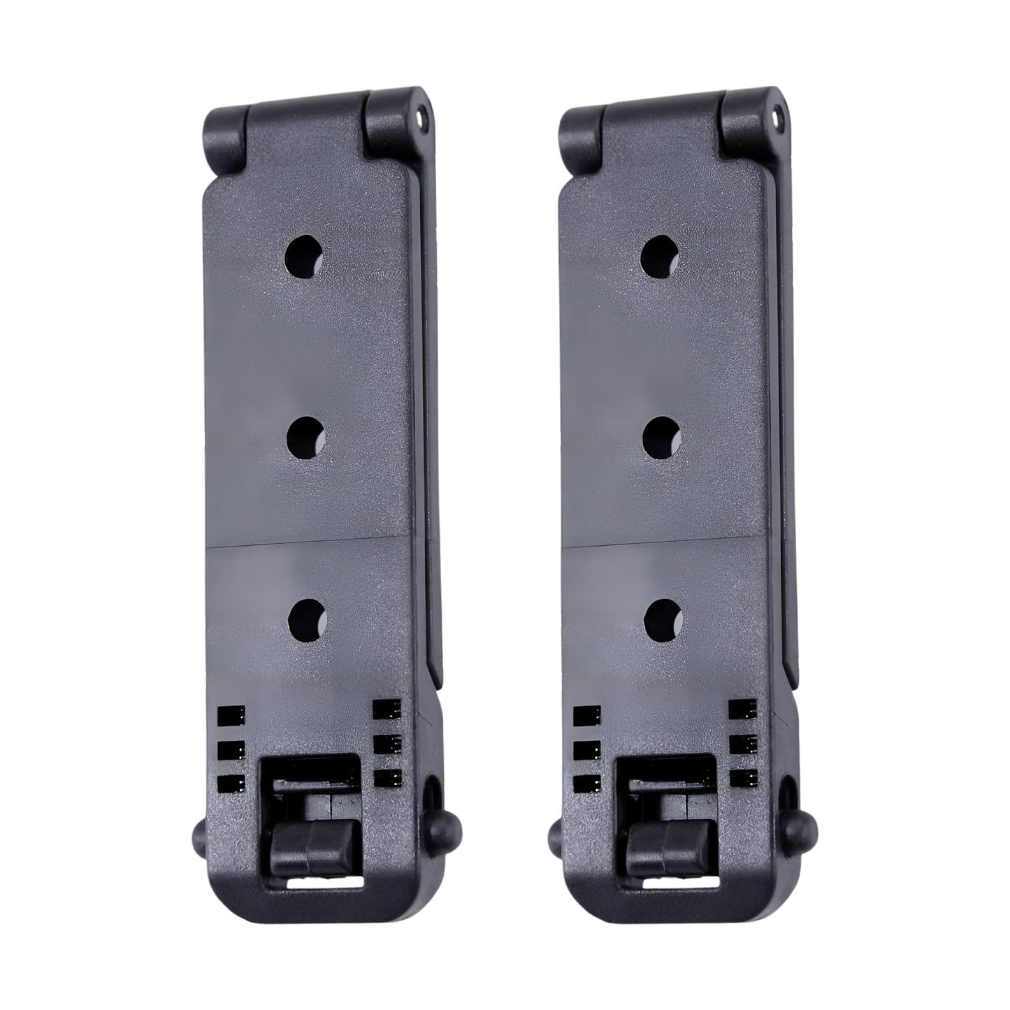 HolsterBuilder Molle Attachment – Quick Locking Belt Clip with Mounting Hardware for Holsters, Mag Pouches, Knife Sheaths, Vests – Available in Size (1", 2", 3", 5") & Pack (2 & 4) – 2 inch 2 Pack