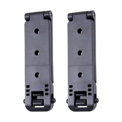 HolsterBuilder Molle Attachment – Quick Locking Belt Clip with Mounting Hardware for Holsters, Mag Pouches, Knife Sheaths, Vests – Available in Size (1", 2", 3", 5") & Pack (2 & 4) – 2 inch 2 Pack