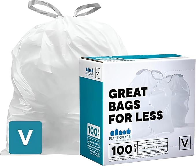 Plasticplace Custom Fit Trash Bags, Compatible