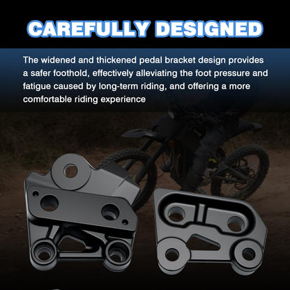 Electric Dirt Bike Foot Pegs Brackets Holder Kits Compatible with Talaria XXX X3 and Talaria XXX X3 PRO Footpeg Pedal Bracket Support