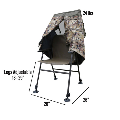 Momarsh Invisi Chair Blind System for Waterfowl & Dove Hunting