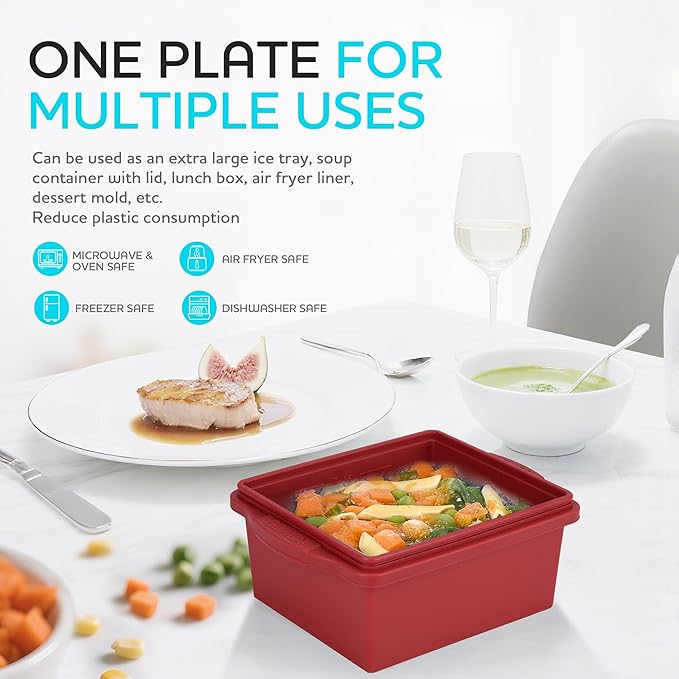 2 Cup Silicone Freezer Trays