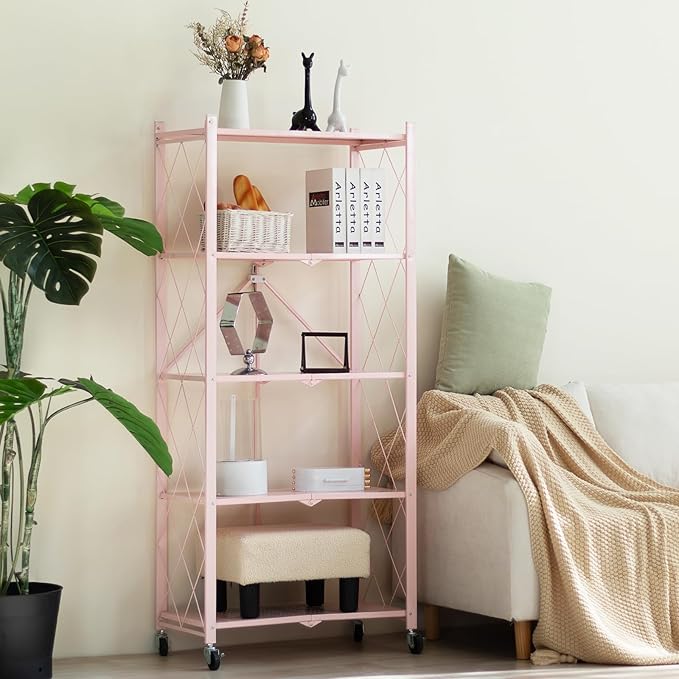 BRIAN & DANY 5-Tier Foldable Storage Shelves
