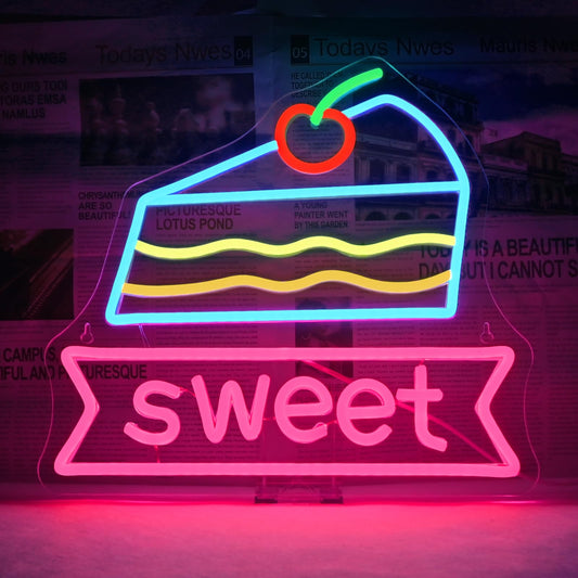 Horseneon Good Food Good Mood Neon LED Sign, Food Neon Signs for Wall Decor, Good Food Good Mood Neon Light with USB Powered for Snack Shop, Restaurant, Fast Food