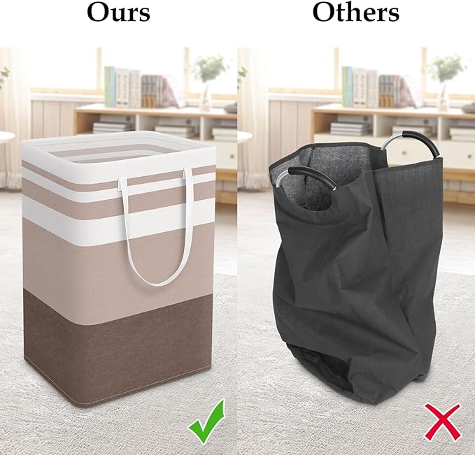StorageRight Large Collapsible Laundry Basket Hamper