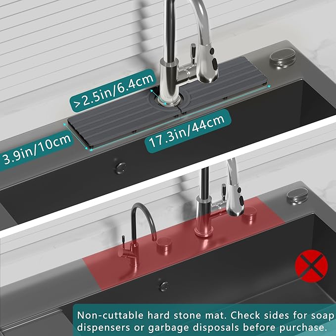 Faucet Mat for Kitchen Sink