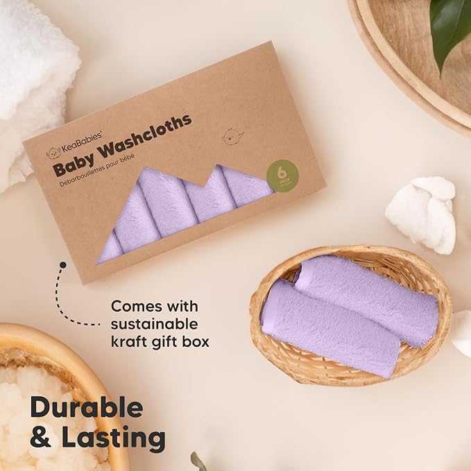 6-Pack Baby Washcloths