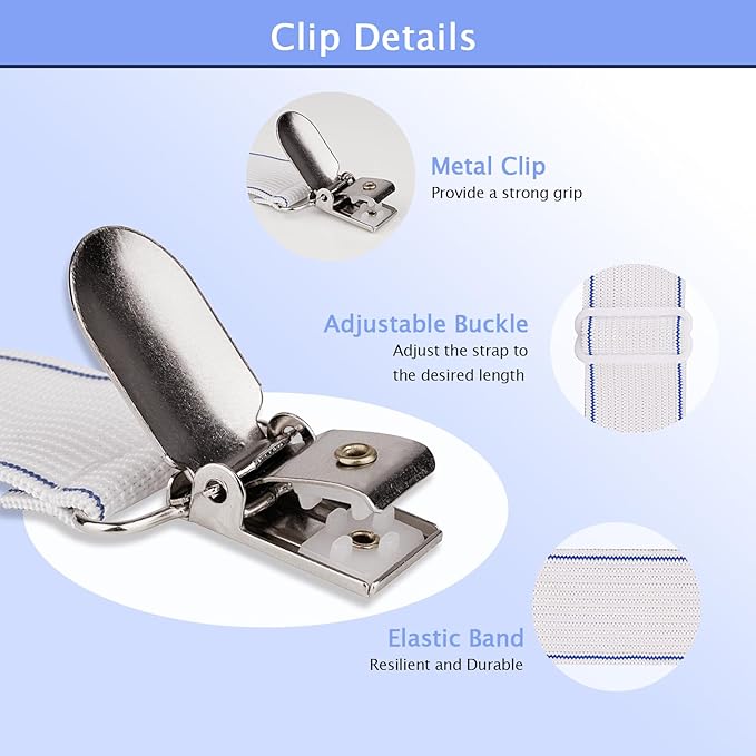 SheeChung Ironing Board Cover Clips, Anti-Slip Straps