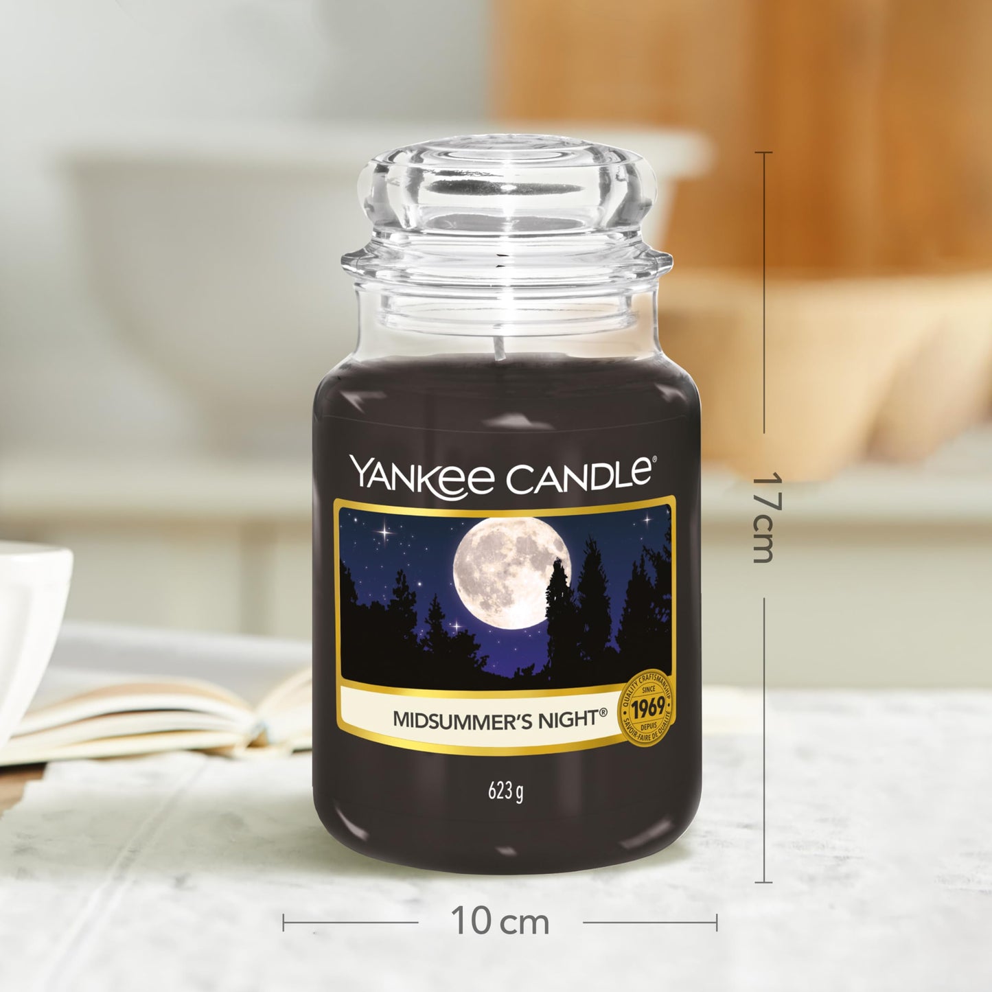 Yankee Candle Scented Candle | Midsummer's Night Large Jar | Long Burning Candles: up to 150 Hours | Perfect Gifts for Women