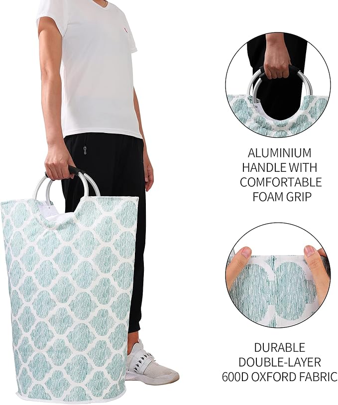 Dalykate Extra Large Laundry Basket 115L Collapsible Oxford Fabric Laundry