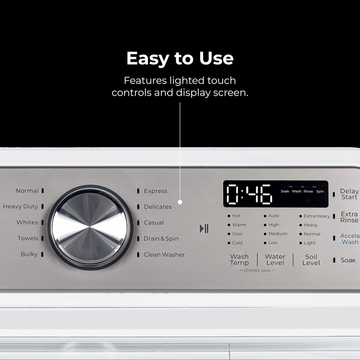 Kenmore 4.1 cu. ft. Top Load Washer with Triple Action Agitator for Tough Dirt & Stains - Reduce Laundry Time with Accela and Express Wash - LED - White
