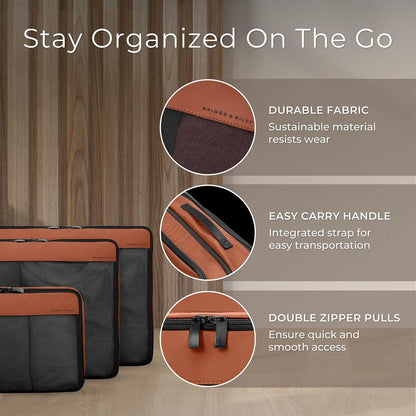 Briggs & Riley Travel Essentials Check In Compression Packing Cube Set