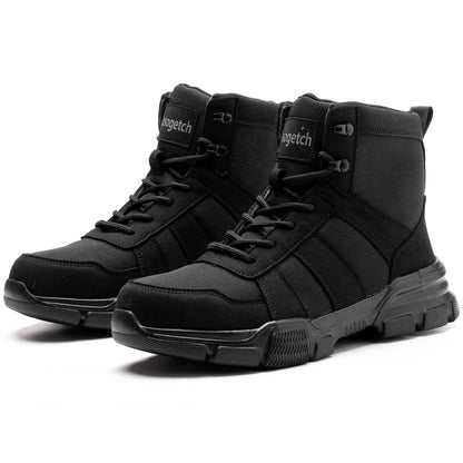 Safety Boots Lightweight Steel Toe Boots Men Women Comfortable Work Boots Shoes Black 10 UK 44 EU 270