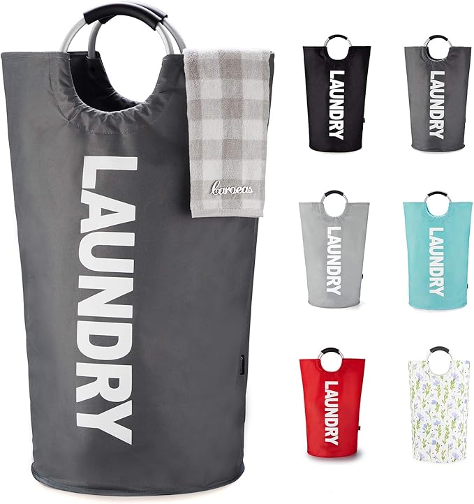 Caroeas 100L Laundry Basket, Large Laundry Hamper, Laundry Bag