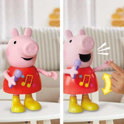 Peppa Pig Talk & Sing Peppa Doll - English Version, Pink, 20 cm